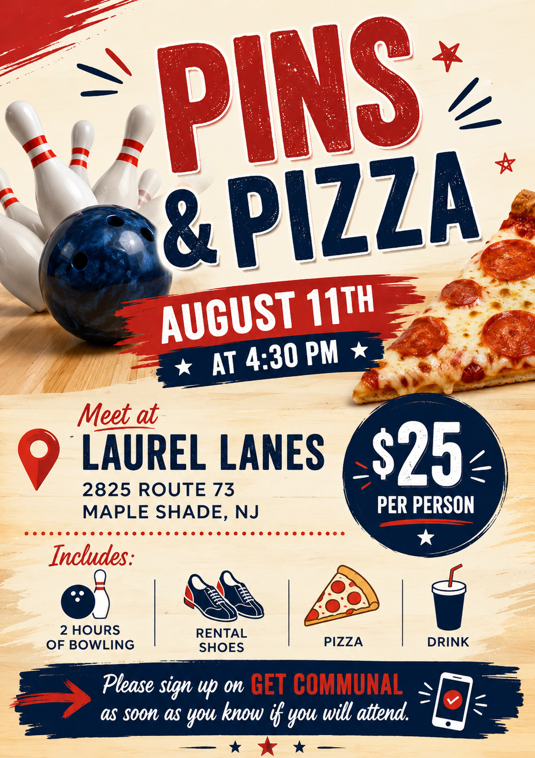 Pins and Pizza