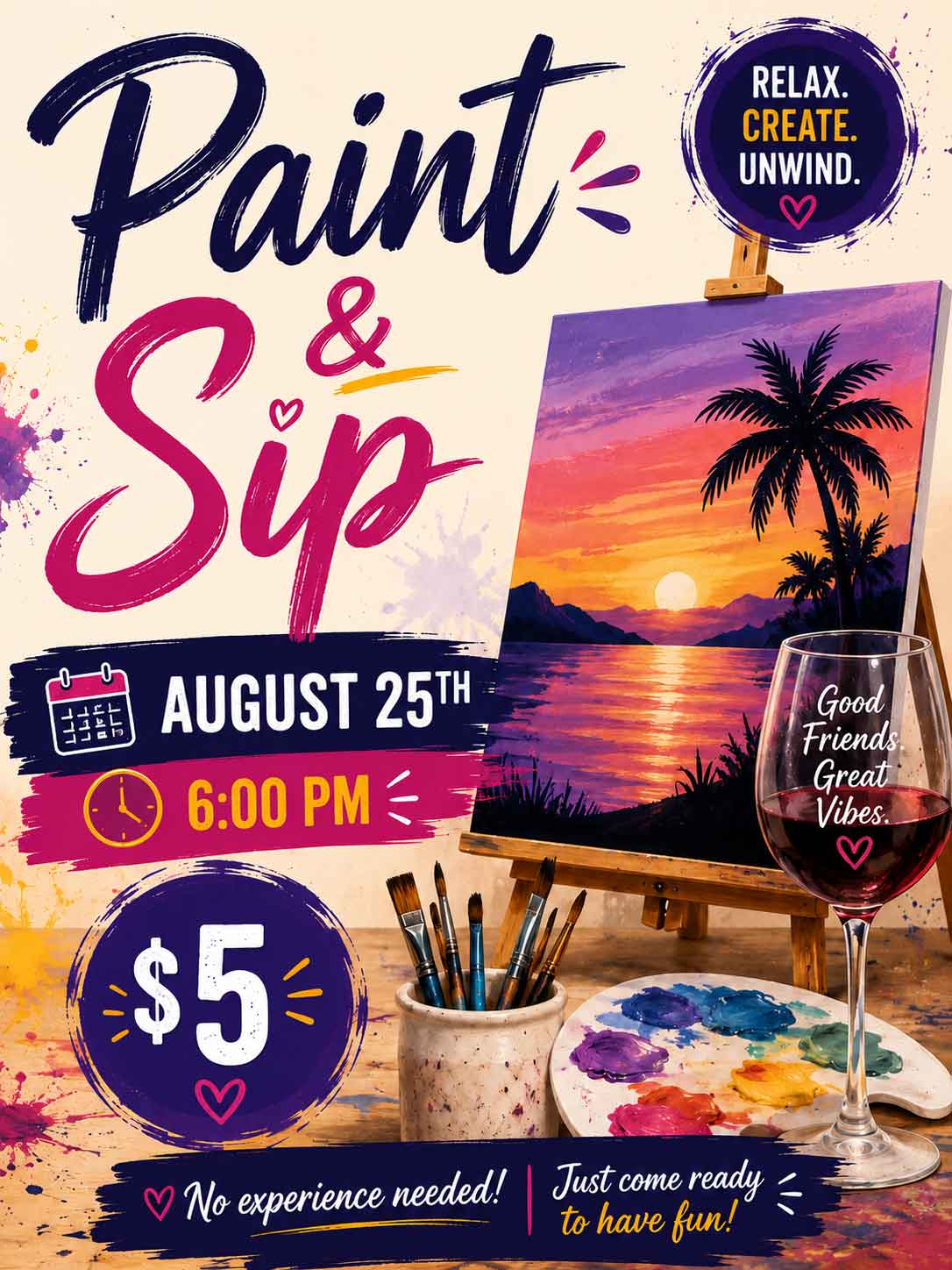 paint and sip