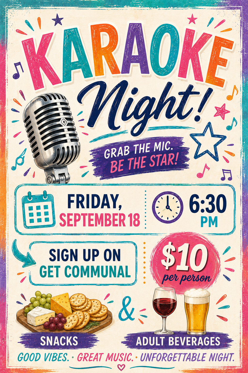 Karaoke Night- 9-18
