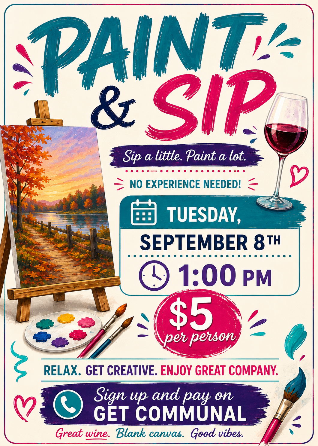 Paint and Sip 9-8