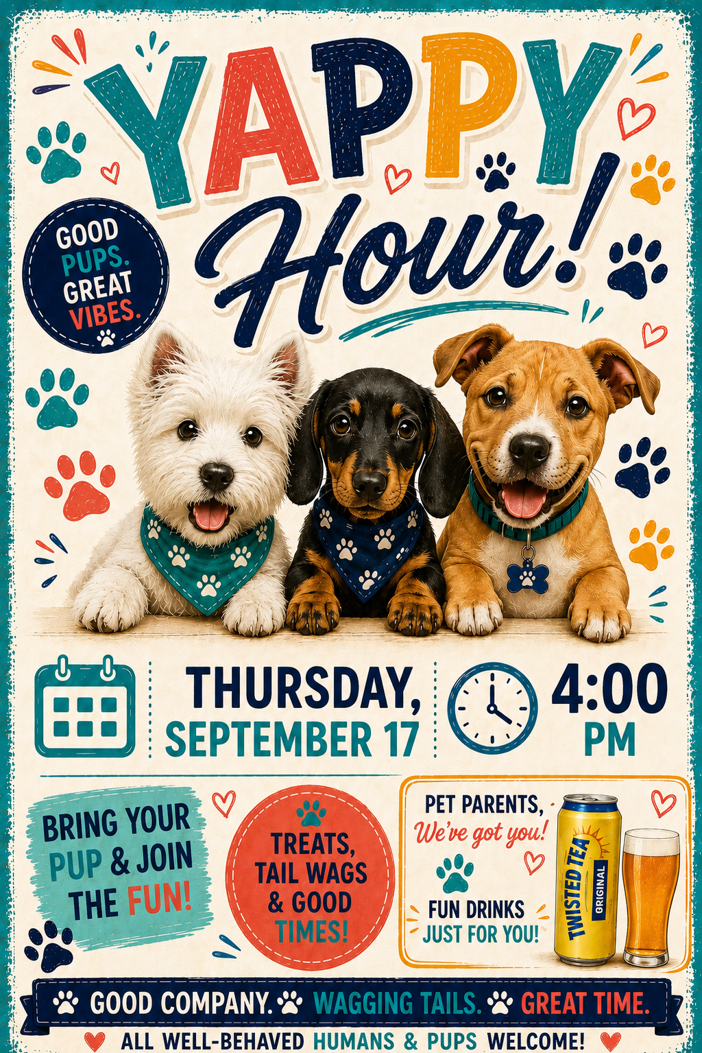 Yappy Hour- 9-17