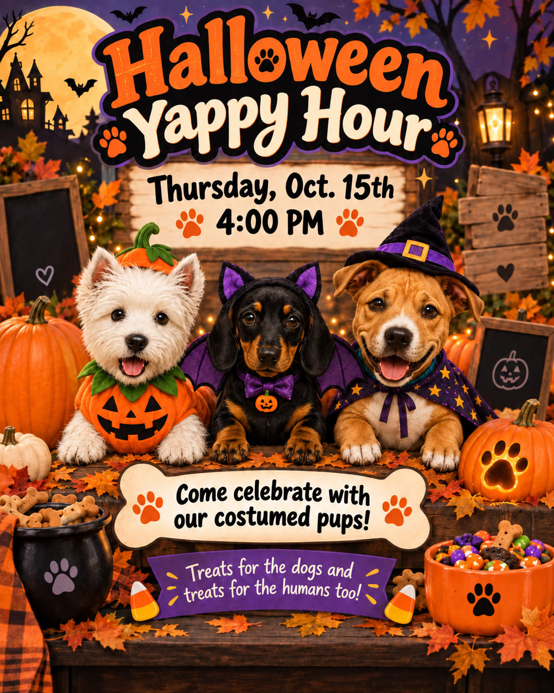Halloween Yappy hour